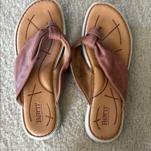 BORN Women's Tan Leather Sandals Size 11